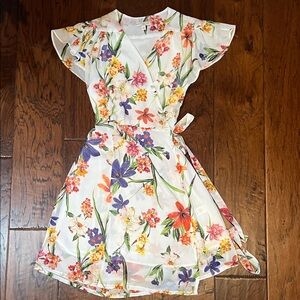 Eva Mendes Floral Wrap Dress | Small
